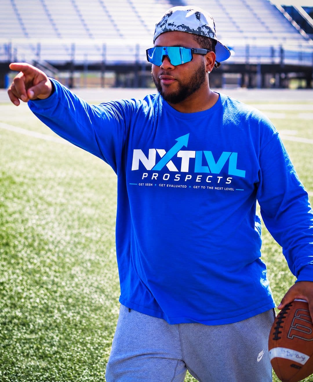Coach Smoot, founder of Next Level Prospects, on the field
